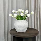 Luxuriöser großer Tulpenstrauß – Weiß