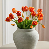 Luxuriöser, grandioser Tulpenstrauß – Orange