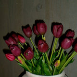 Grandiose Tulip Bouquet - Bordeaux