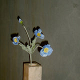 Poppy Flower - Dark Blue