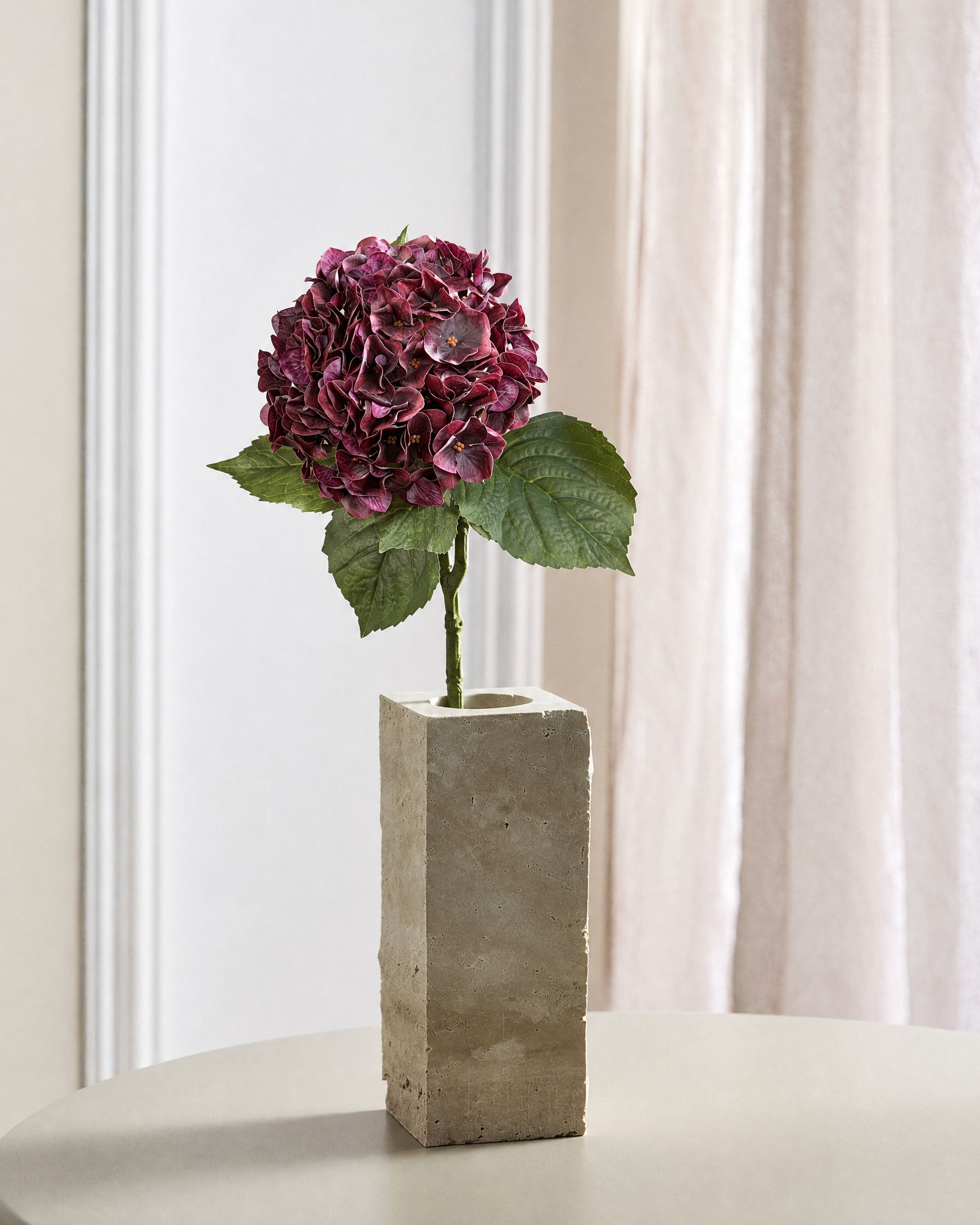 Luksus Hortensia - Støvet Bordeaux